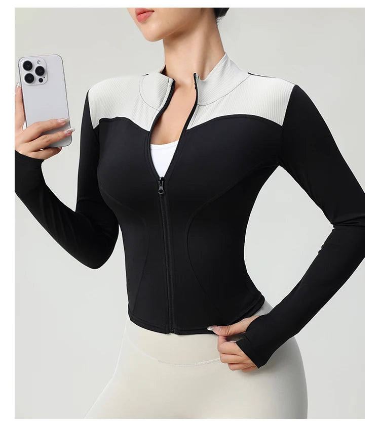 Zip-Up Yoga Jacket