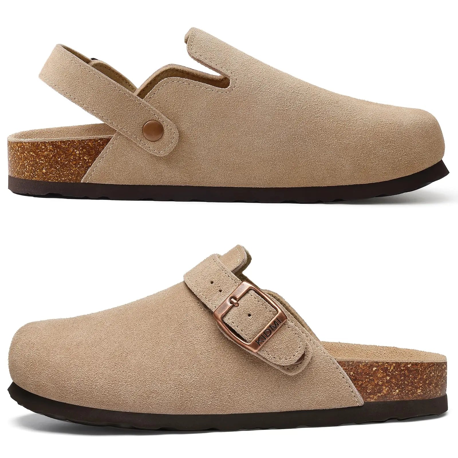 Suede Clogs