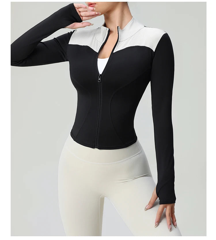 Zip-Up Yoga Jacket