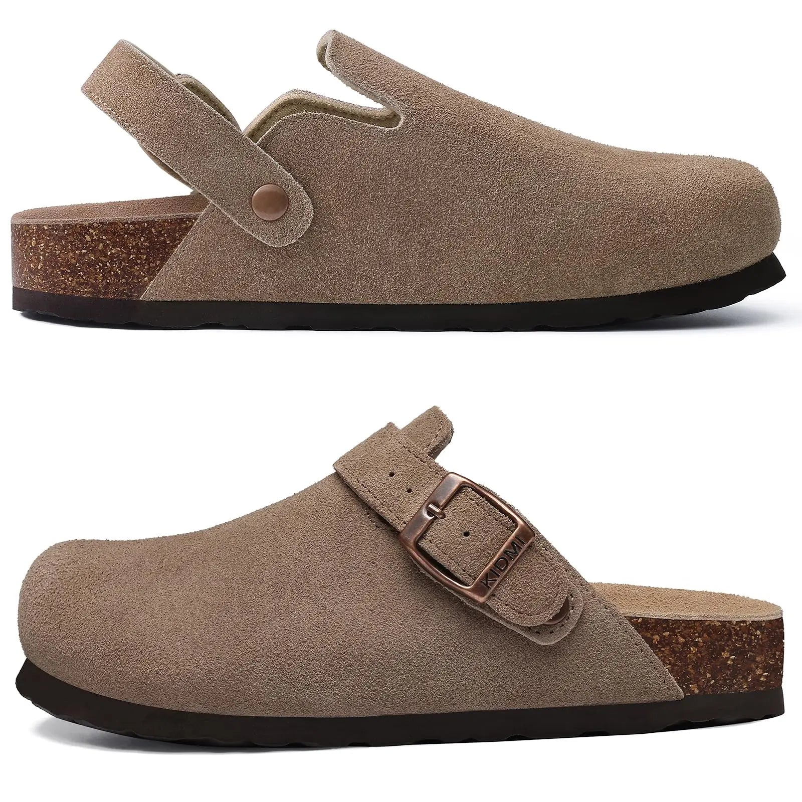 Suede Clogs