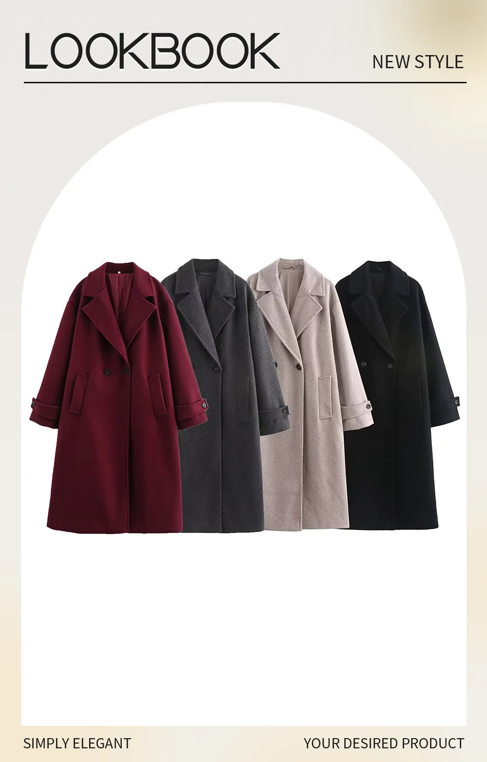 Women's Long Wool Coat