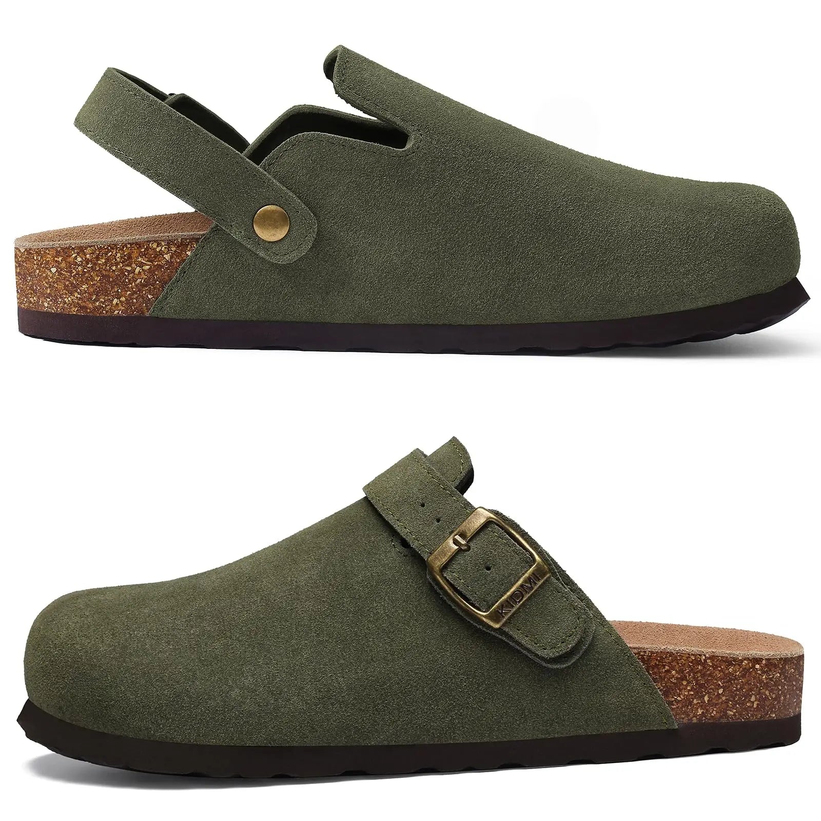 Suede Clogs