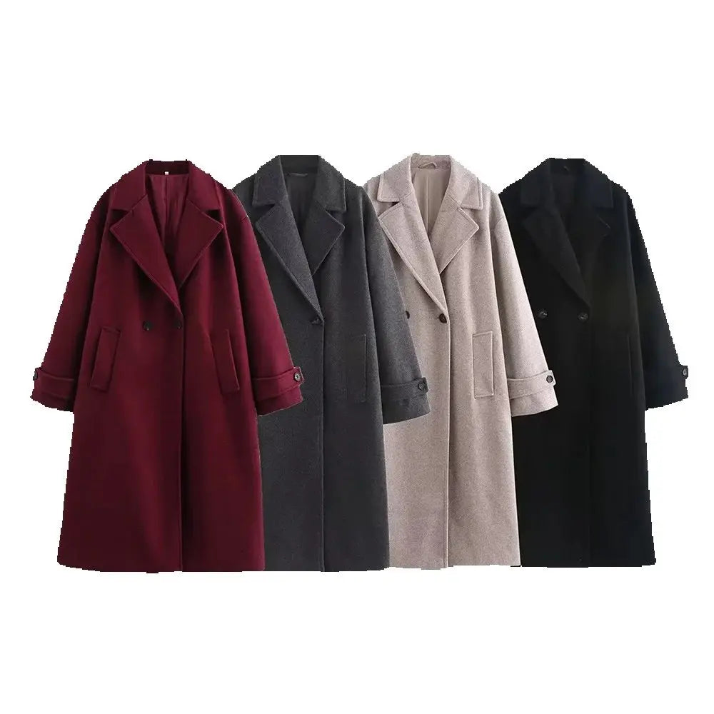 Women's Long Wool Coat